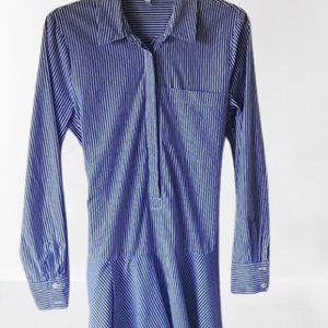 Derek Lam blue stripped dress